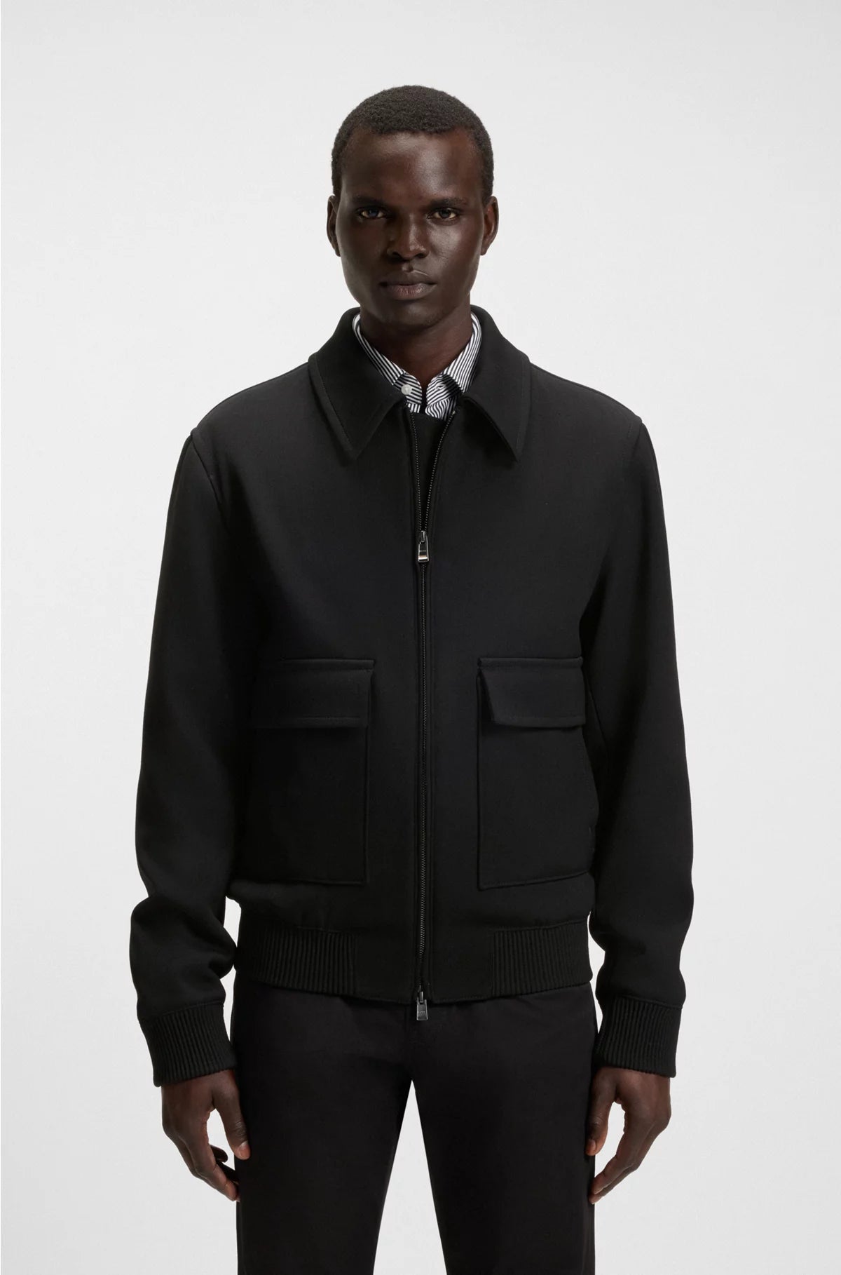 COAT WITH TWO-WAY ZIP